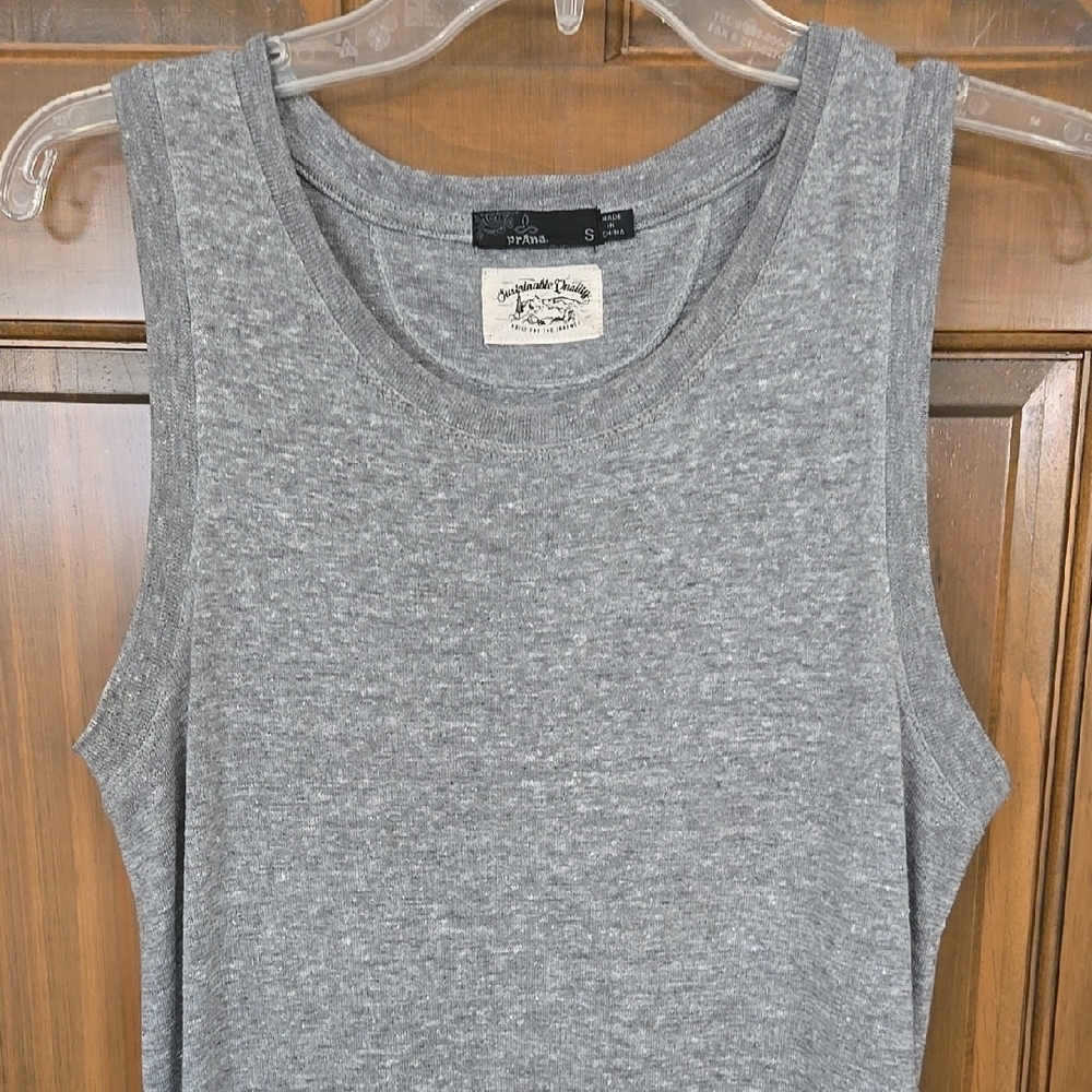 Prana Gray Maxi Dress Tank Top Style